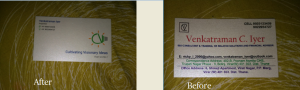 Company Logo & Visitng Card Layout changed as per Vastu